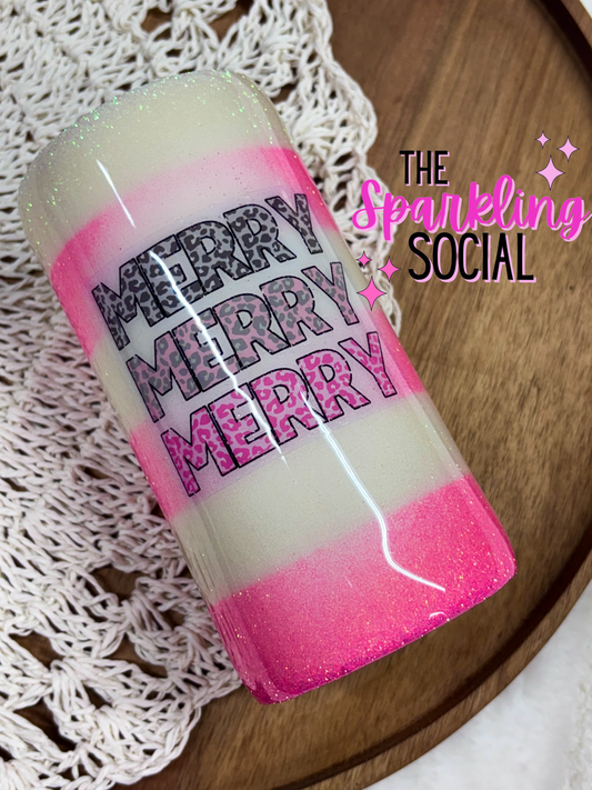 Ready to Ship - Pink Christmas 16oz